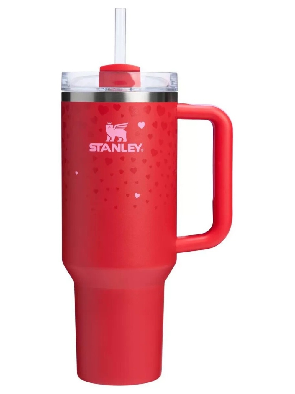 Stanley Target Exclusive Valentine’s Day Ruby Hearts 40oz Tumbler Limited Editio
